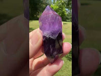 Double Terminated Phantom Amethyst Scepter Wand #9