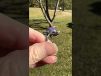Natural Charoite Ring #44
