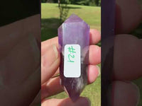 Double Terminated Phantom Amethyst Scepter Wand #21