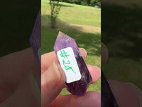 Double Terminated Phantom Amethyst Scepter Wand #25