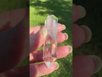 Natural Quartz Double Terminated Wand Point #18