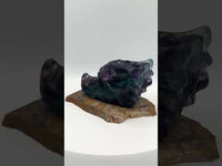 Fluorite Dragon Head Carving #6