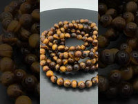 Tigers Eye 6mm Bracelet Three Piece Set