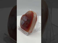 Carnelian Heart Palm Stone #15