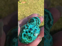 Polished Malachite, Chrysocolla Freeform,Zaire, Africa #4