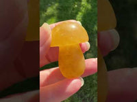 Fluorite Mushroom Carving #21