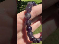 Amethyst Stretch Bead Bracelet