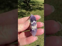 Double Terminated Chevron Amethyst Point #10