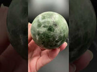 Natural Green Diopside Crystal Sphere 334g – Polished Gemstone #1
