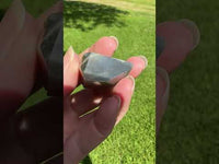 Black Rainbow Sun Stone with Hematite Freeform #20