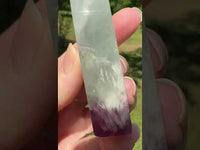 Feather Fluorite Free Form with Rainbow #6