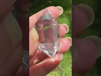 Natural Quartz Double Terminated Wand Point #12
