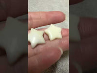Milky Quartz Star Pair