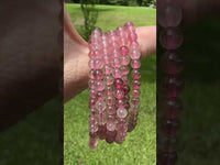 Strawberry Quartz 4mm 7.5” Bracelet