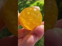 Yellow with Purple Fluorite Sphere #10