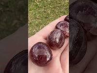 Natural Strawberry Quartz Tumbles