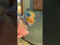 8th Vein Ocean Jasper S925 Sterling Silver Ring #5