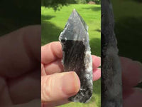 Black Chalcedony Sphalerite Obelisk Tower #7