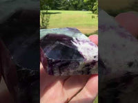 Feather Fluorite Free Form with Rainbow #5