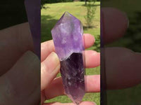 Double Terminated Phantom Amethyst Scepter Wand #5
