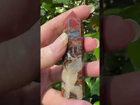 Natural Red Agate Obelisk Tower #6