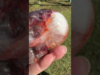 Unique Fire Quartz Skull #1