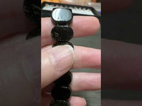 Gold Sheen Obsidian Stretch Bracelet