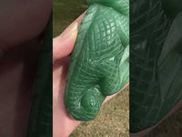 Green Aventurine Lizard Carving #1