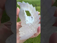 Druzy Agate Geode Carved Native American #3