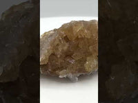 Golden Cube Fluorite Cluster – Moscona Mine, Spain Specimen #2