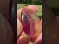 Pear Shape Candy Fluorite Cabochon #3