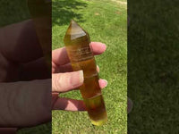 Double Terminated Fluorite Wand