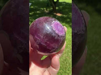 Deep Purple Fluorite Sphere #1