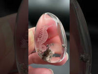 Beautiful Seahorse Garden Quartz Inner Scene Carving #6