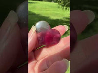 Candy Fluorite Carved Heart #2
