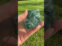 Fluorite Dragon Head Carving #2