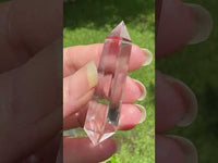 Natural Quartz Double Terminated Wand Point #14