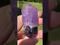 Double Terminated Phantom Amethyst Scepter Wand #19