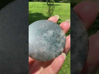 Moss Agate Polished Round Slice #29
