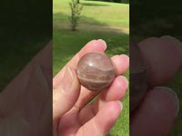 Sparkling Sunstone Sphere mixed with Moonstone #18