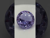 Purple Glass Gemstone Paperweight