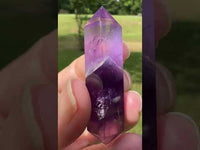 Double Terminated Phantom Amethyst Scepter Wand #24