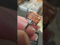 Sterling 925 Super 7 Strawberry Quartz Ring #2