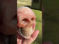 Orange Jade Skull #14