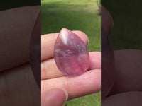 Pear Shape Candy Fluorite Cabochon #9