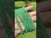 Green Aventurine Bracelets 6mm 7.5”