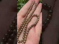 Peach Puff Freshwater Pearl Strand #12