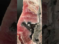 Rhodochrosite Slab #3 – Vivid Pink Banded Polished Collector Specimen