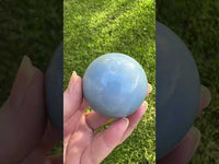 Baby Blue Angelite Sphere #3