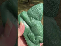 Green Aventurine Lizard Carving #2